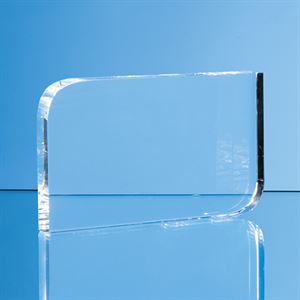 Optical Crystal Curved Rectangle Award - EUR160