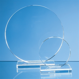 Clear Glass Circle Award - VGC47012/ VGC47112/ VGC47212