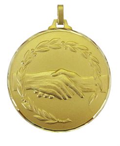 Gold Faceted Fair Play Medal (size: 52mm and 70mm) - 360F