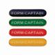 Form Captain Metal School Bar Badge