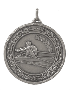 Silver Laurel Economy Rowing Medal (size: 50mm) - 4295RE