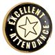 Heritage Excellent Attendance Pin Badge