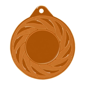 Impact Budget Radial Colour Medal (size: 50mm) - M9312OR Orange