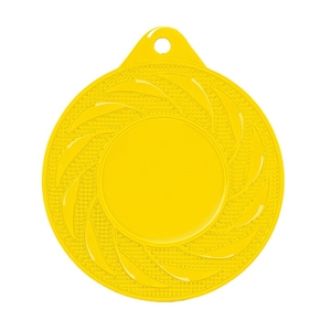 Impact Budget Radial Colour Medal (size: 50mm) - M9312YE Yellow