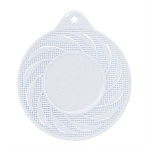 Impact Budget Radial Colour Medal (size: 50mm) - M9312WH White