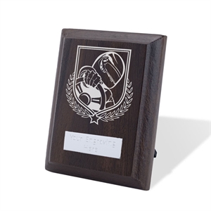 Britannia Motorsport Walnut Plaque - AFFWP6-MC1