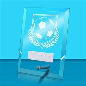 Harlow Football Glass Award - AFG013-FOOT1