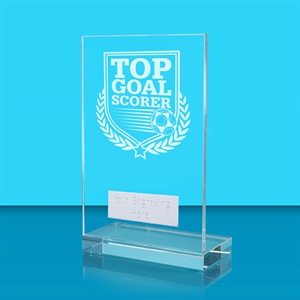 Achievement Football Top Goal Scorer Glass Award - AFG024-FOOT15