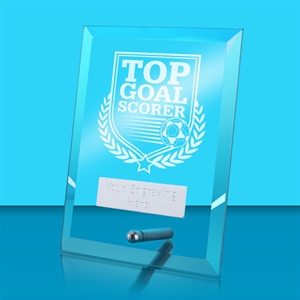Harlow Football Top Goal Scorer Glass Award - AFG013-FOOT15