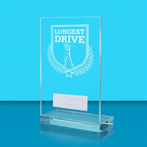 Achievement Longest Drive Golf Glass Award - AFG024-GOLF13