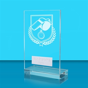 Achievement Football Referee Glass Award - AFG024-FOOT6