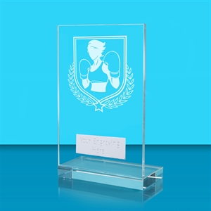 Achievement Women's Boxing Glass Award - AFG024-BOX3