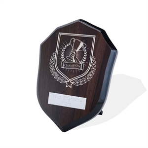 Britannia Champion Walnut Shield - AFWS31-WIN7