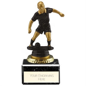 Cyclone Football Player Award Black and Gold Small - TR24557A