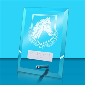 Harlow Equestrian Glass Award - AFG013-MC13