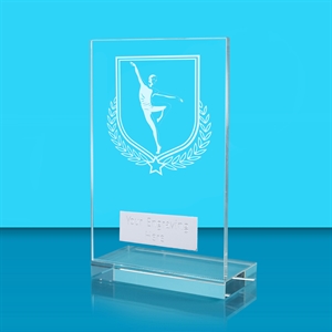 Achievement Male Dancer Glass Award - AFG024-DAN4