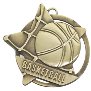 Empire Star Basketball Medal - SM10G Gold