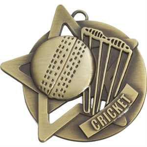 Empire Star Cricket Medal - SM17G Gold