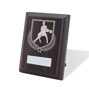 Britannia Ballroom Dancing Walnut Plaque - AFFWP6-DAN7