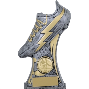 Warrior Gambler Football Boot Trophy AntiqueSilver/Gold - GSC4306ASG/ GSC4307ASG/ GSC4308ASG/ GSC4309ASG