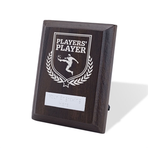 Britannia Football Players Player Walnut Plaque - AFFWP6-FOOT22