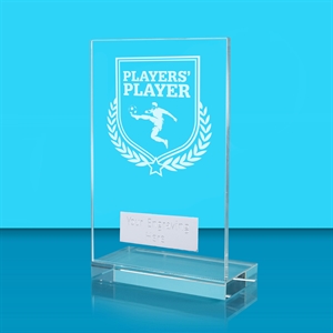 Achievement Football Player's Player Glass Award - AFG024-FOOT22