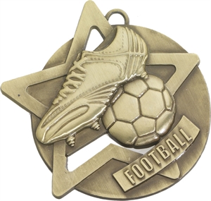 Empire Star Football Medal - SM1G Gold