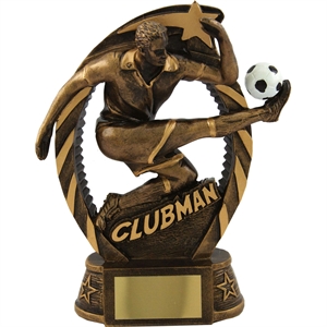 Swirl Clubman Football Trophy - RFST8058