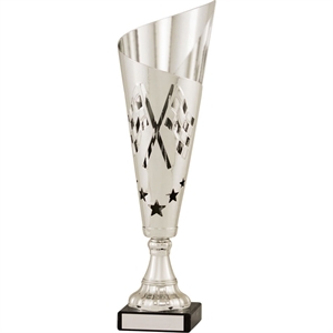 Laser Cut Chequered Flag Award - 2072