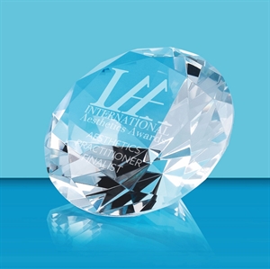 Diana Diamond Crystal Paperweight - AFG010/E