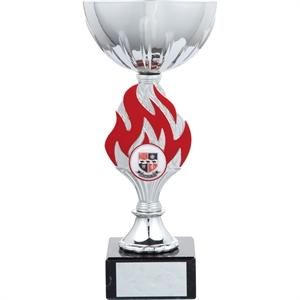 Red Flame Silver Cup Small - 1647