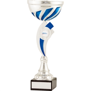 Arden Blue Stripe Silver Cup - 2055