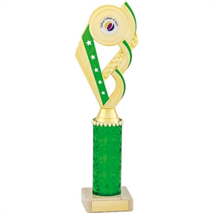 Gold Triplex Star Award Green - 2155E