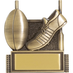 Mighty Mini Rugby Award - MTD190AG Antique Gold