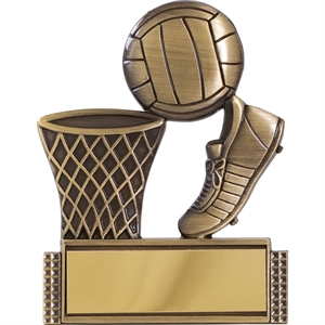 Mighty Mini Netball Award - MTD210AG Antique Gold