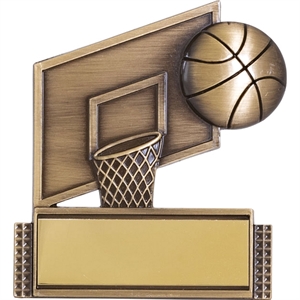 Mighty Mini Basketball Award - MTD030AG Antique Gold