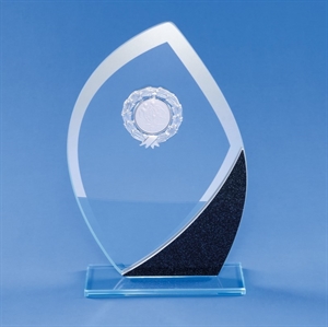 Dale Glass Award with logo insert - 1832