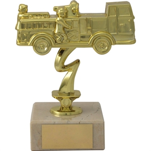 Fire Engine Trophy Gold - 1486J