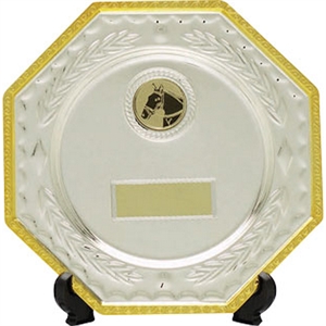 Murphy Gold Edged Silver Salver - 830C