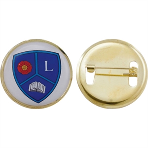 Logo Insert Metal Pin Badge - BH2