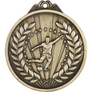 Dina Football Medal - MJ1365AG Antique Gold