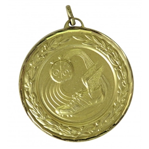 Gold Premium Classic Athletics Medal (size: 50mm) - 955550FG