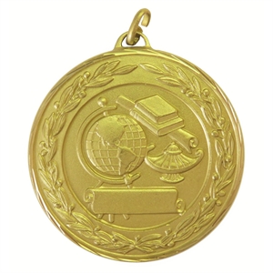 Gold Premium Classic Academic Medal (size: 50mm) - 959950FG