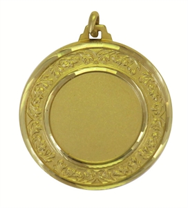 Gold Faceted Vine Medal (size: 42mm) - 555042FG