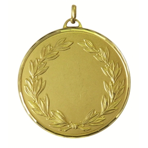 Gold Faceted Caesar Medal (size: 50mm and 60mm) - 557550FG/ 55760FG