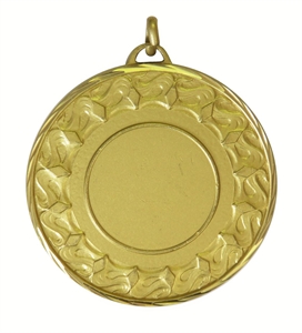 Gold Faceted Waves Medal (size: 50mm) - 561550FG