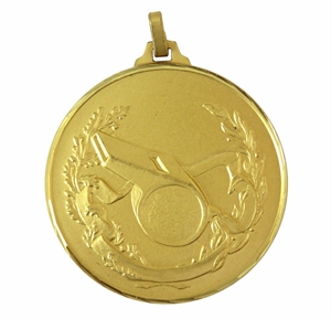 Gold Faceted Referees Medal (42mm, 52mm, 70mm) - 37842F/ 37852F/ 37870F