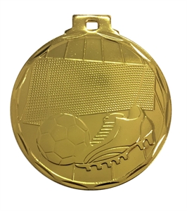 Gold Budget Football Medal (size: 50mm) - 790650EG