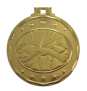 Gold Budget Martial Arts Medal (size 50mm) - 790850E