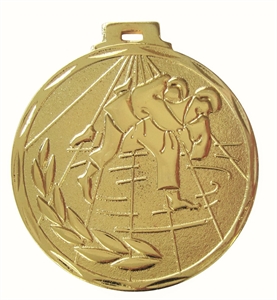 Gold Budget Judo Ray Medal (size 50mm) - 790350EG